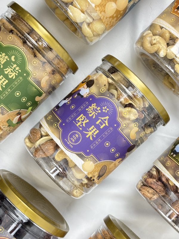 綜合堅果-5味(夏威夷豆.蔓越莓.杏仁.腰果.核桃)-250g/罐