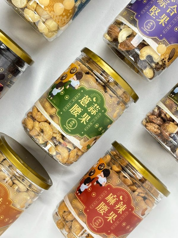 人氣蔥蒜腰果250g/罐